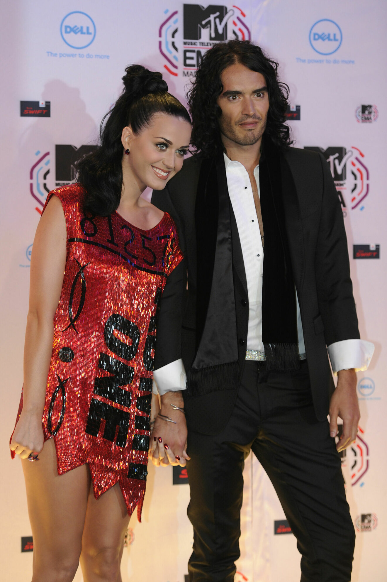 Katy Perry och Russel Brand 2010