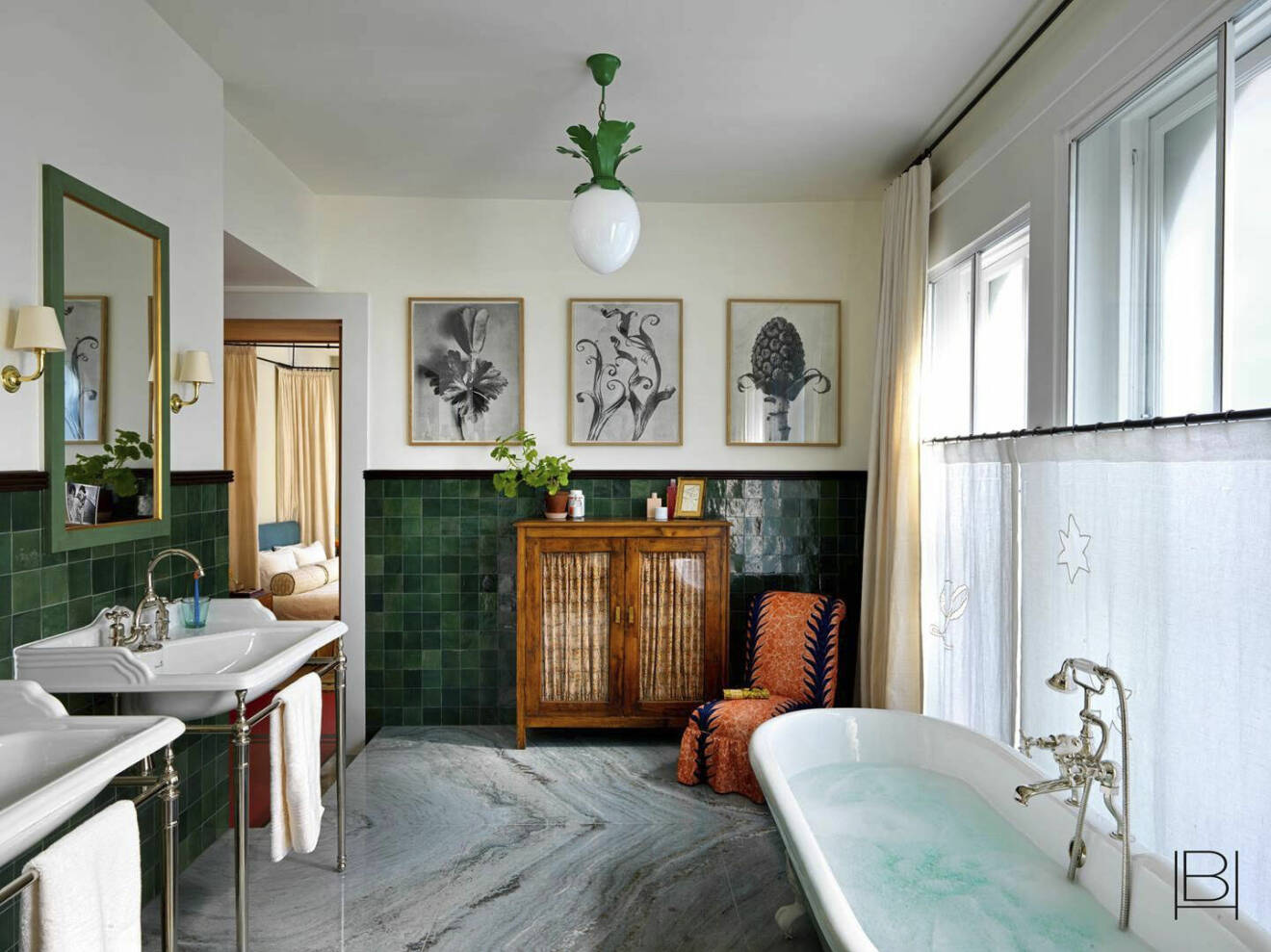 Badrummet blir äntligen mer än endast våtutrymme och snarare ett personligt inrett rum. Inspireras av Beata Heumans.