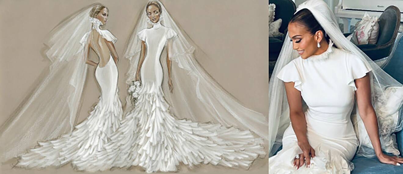 Allt om Jennifer Lopez brudklänningar