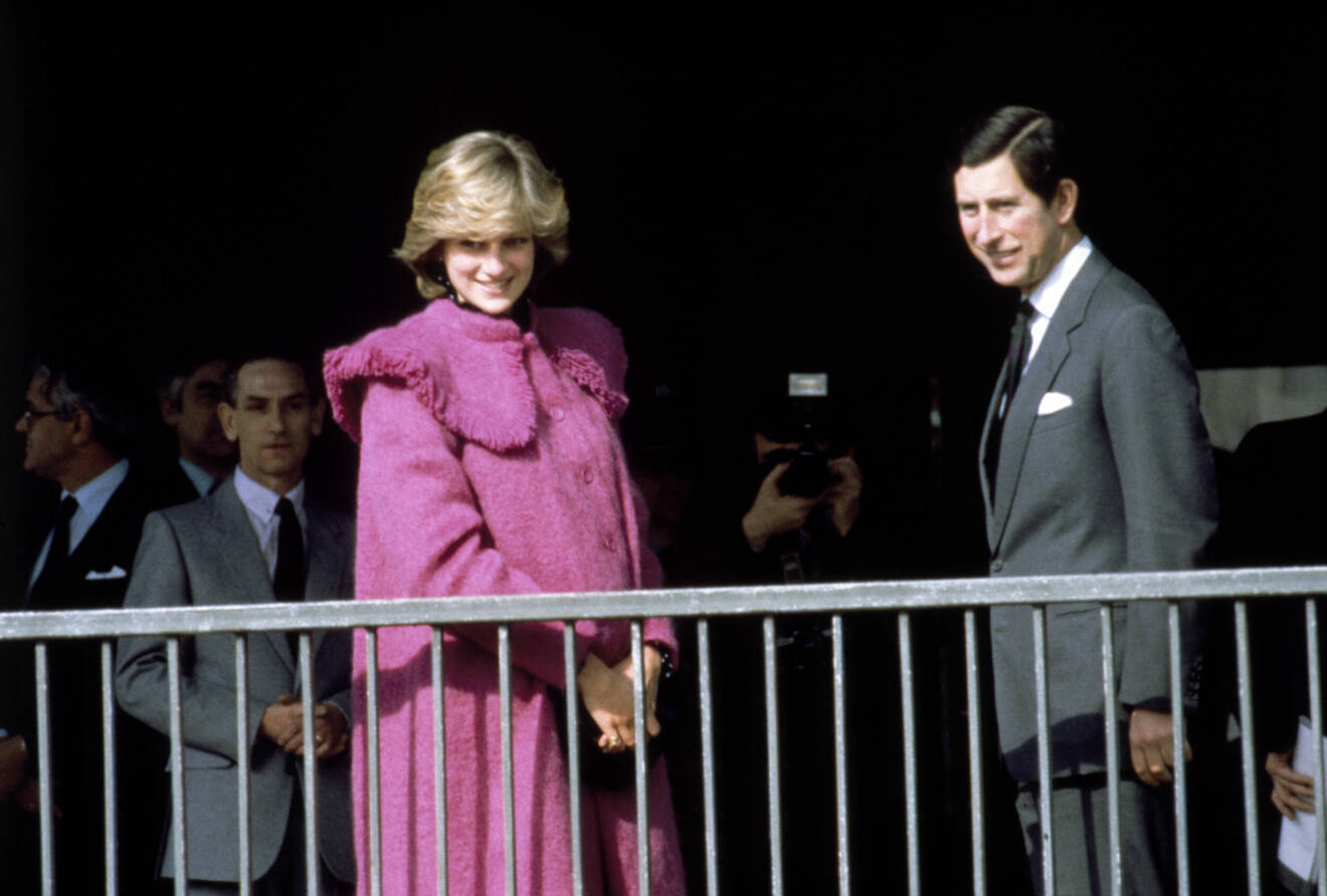 Diana gravid i rosa kappa 1982