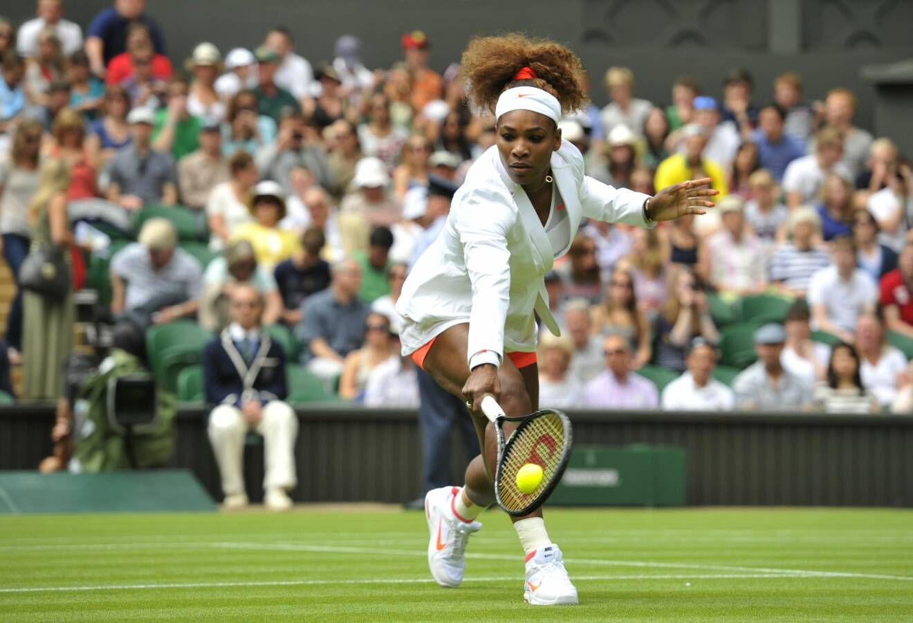 Serena Williams bästa tennislooks – vit kavaj 2013