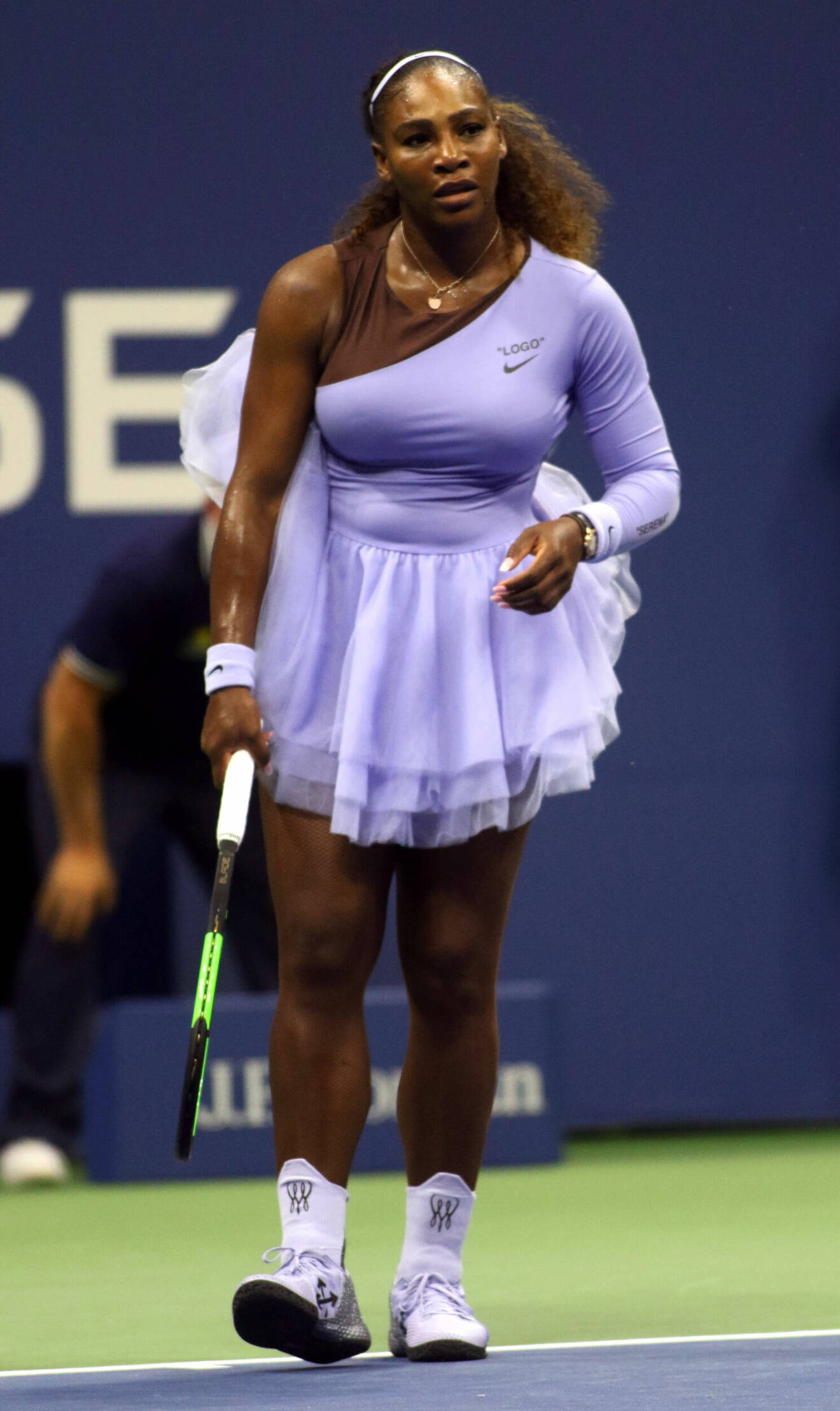 Serena Williams bästa tennislooks – lila klänning med tyll