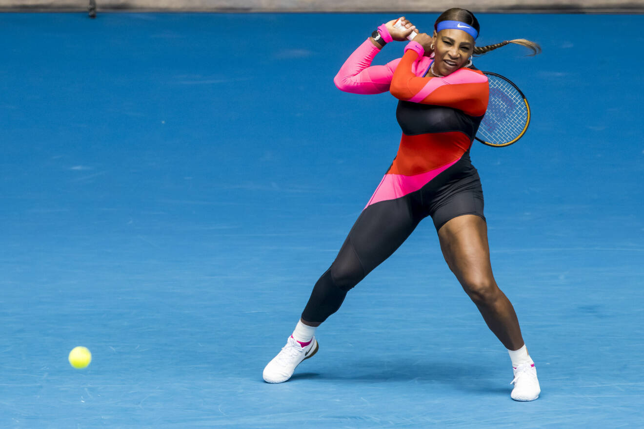 Serena Williams bästa tennislooks – helkroppsdräkt 2021
