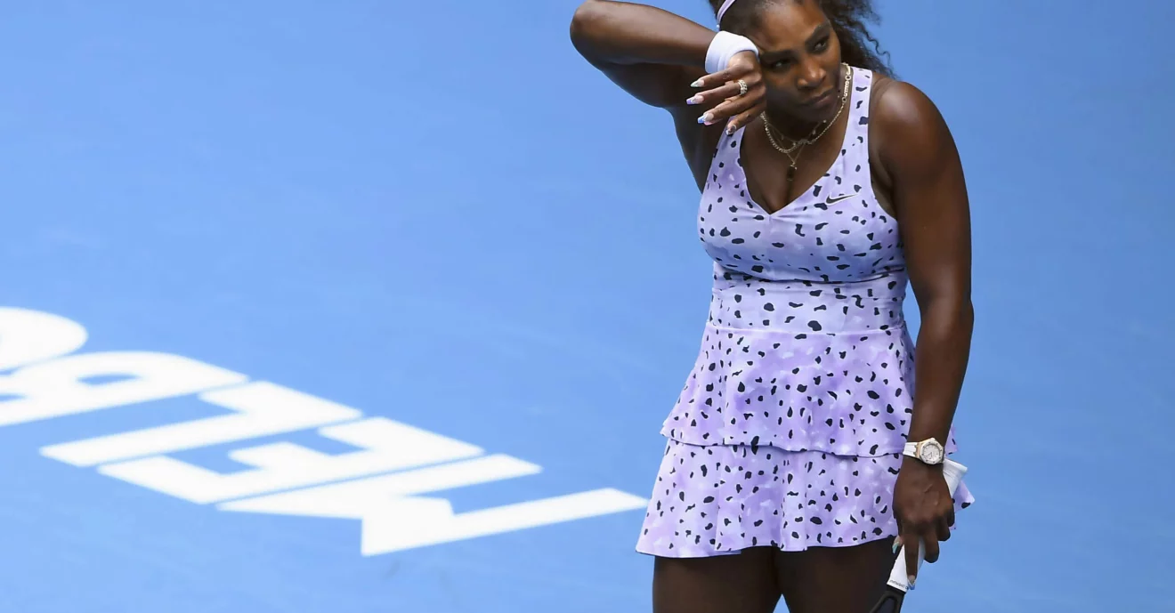 Serena Williams bästa tennislooks – lila klänning 2020