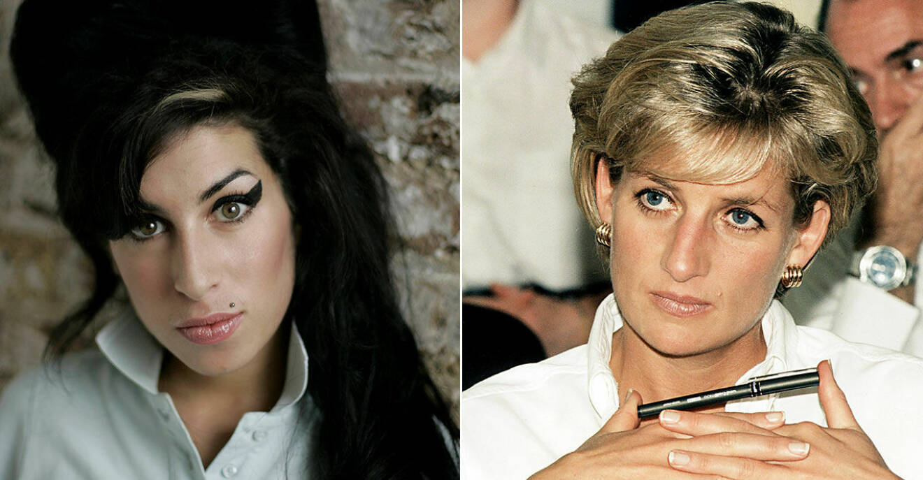 Amy Winehouse och prinsessan Diana