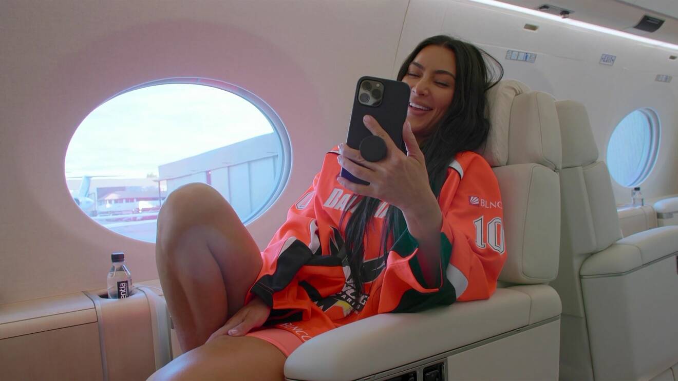 Kim Kardashian i sitt plan