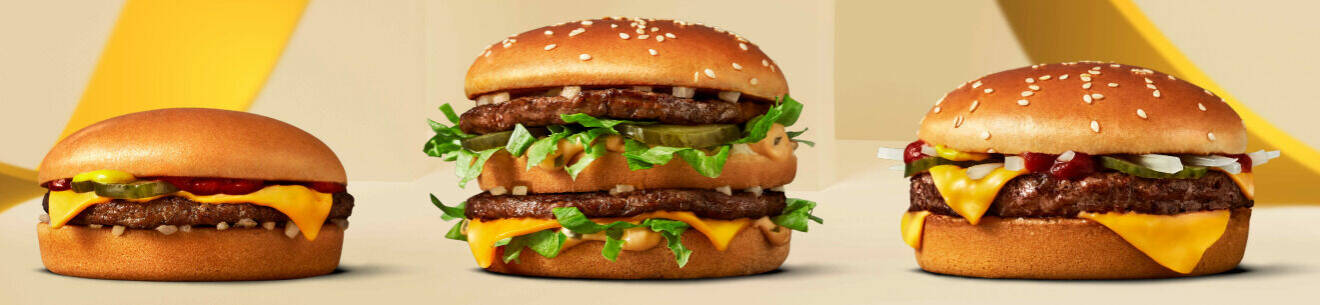 Cheeseburger, Big Mac och QP får nya recept.