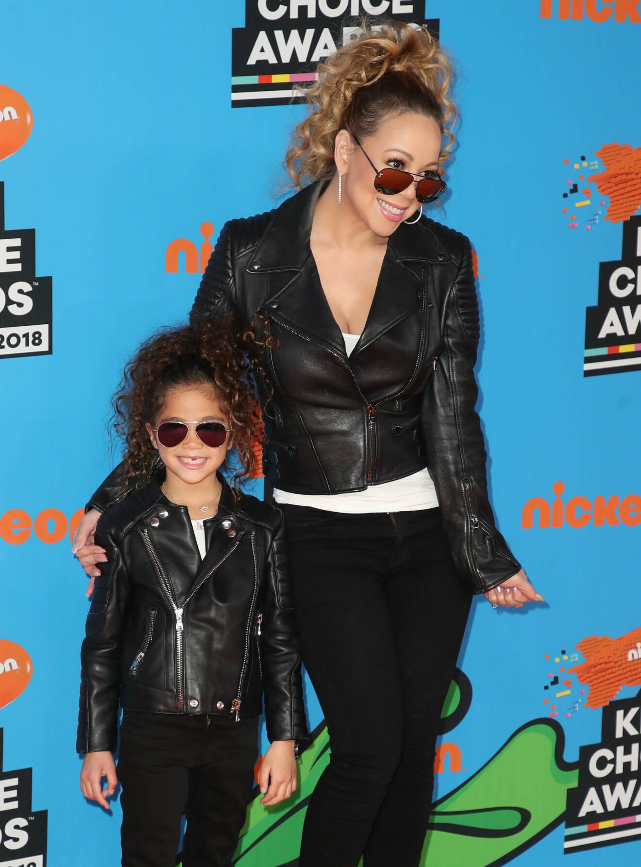 Mariah Carey och dottern Monroe 2018