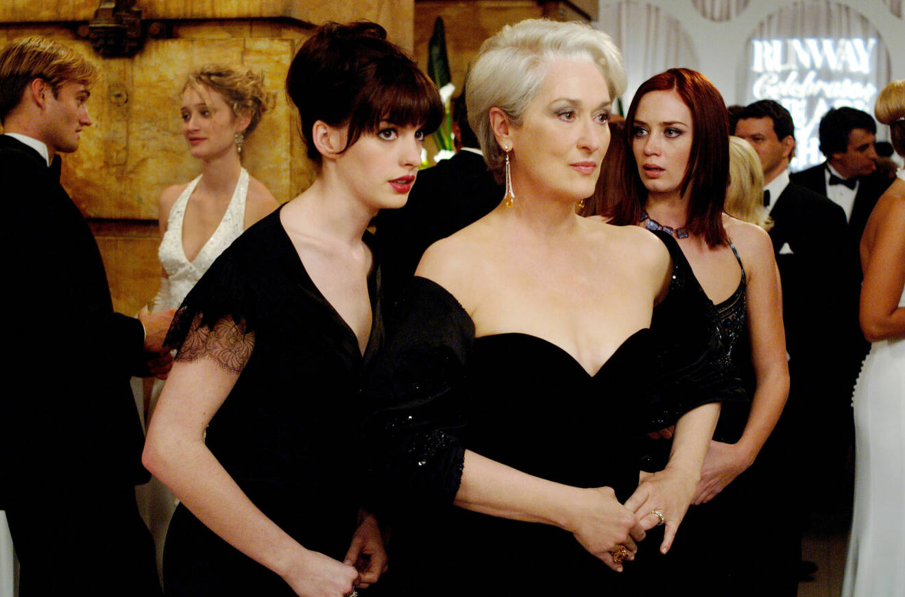 Anne Hathaway och Meryl Streep porträtterar en anställd- och chefrelation i kända filmen The Devil Wears Prada.