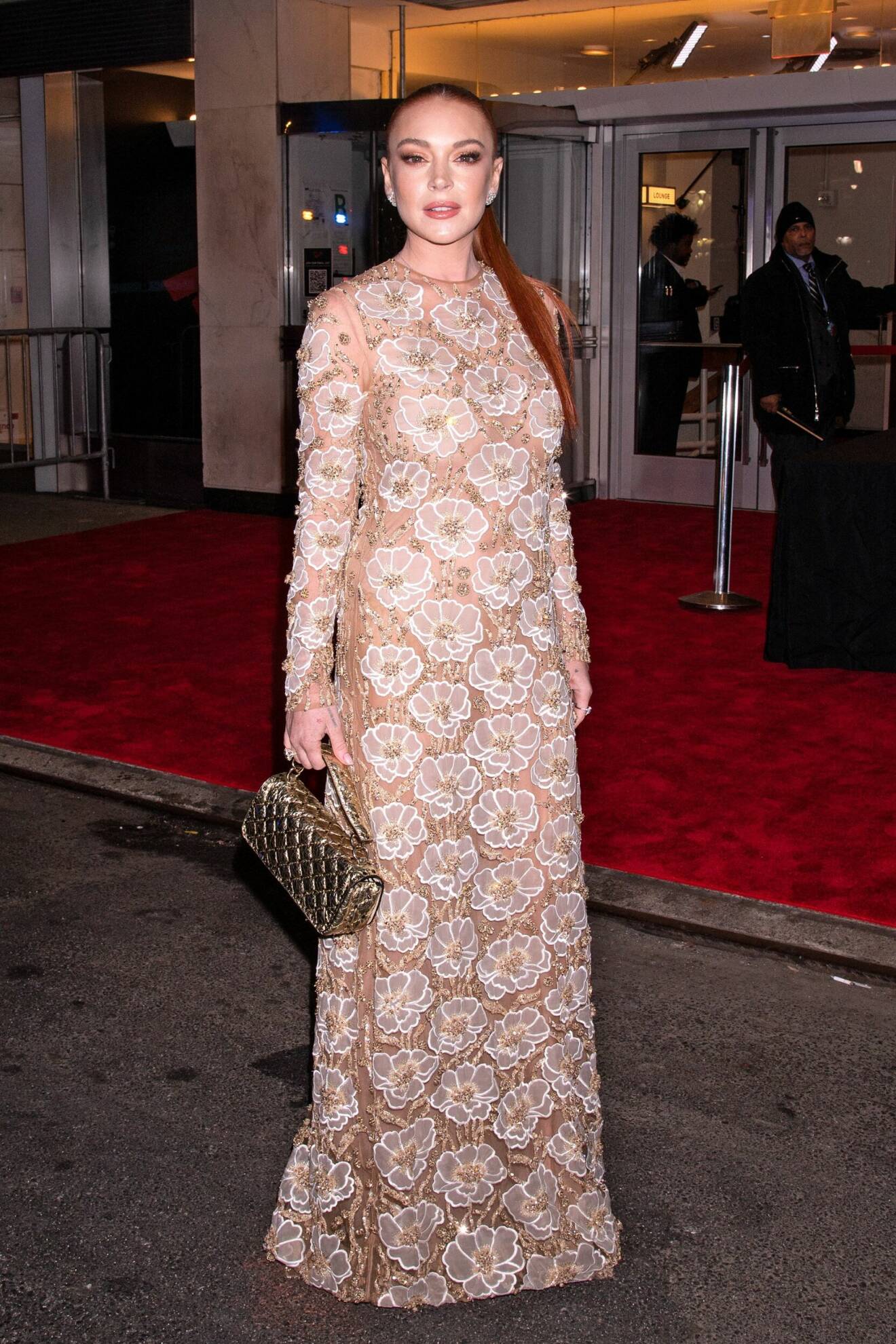 Lindsay Lohans nya stil – spetsklänning från Valentino