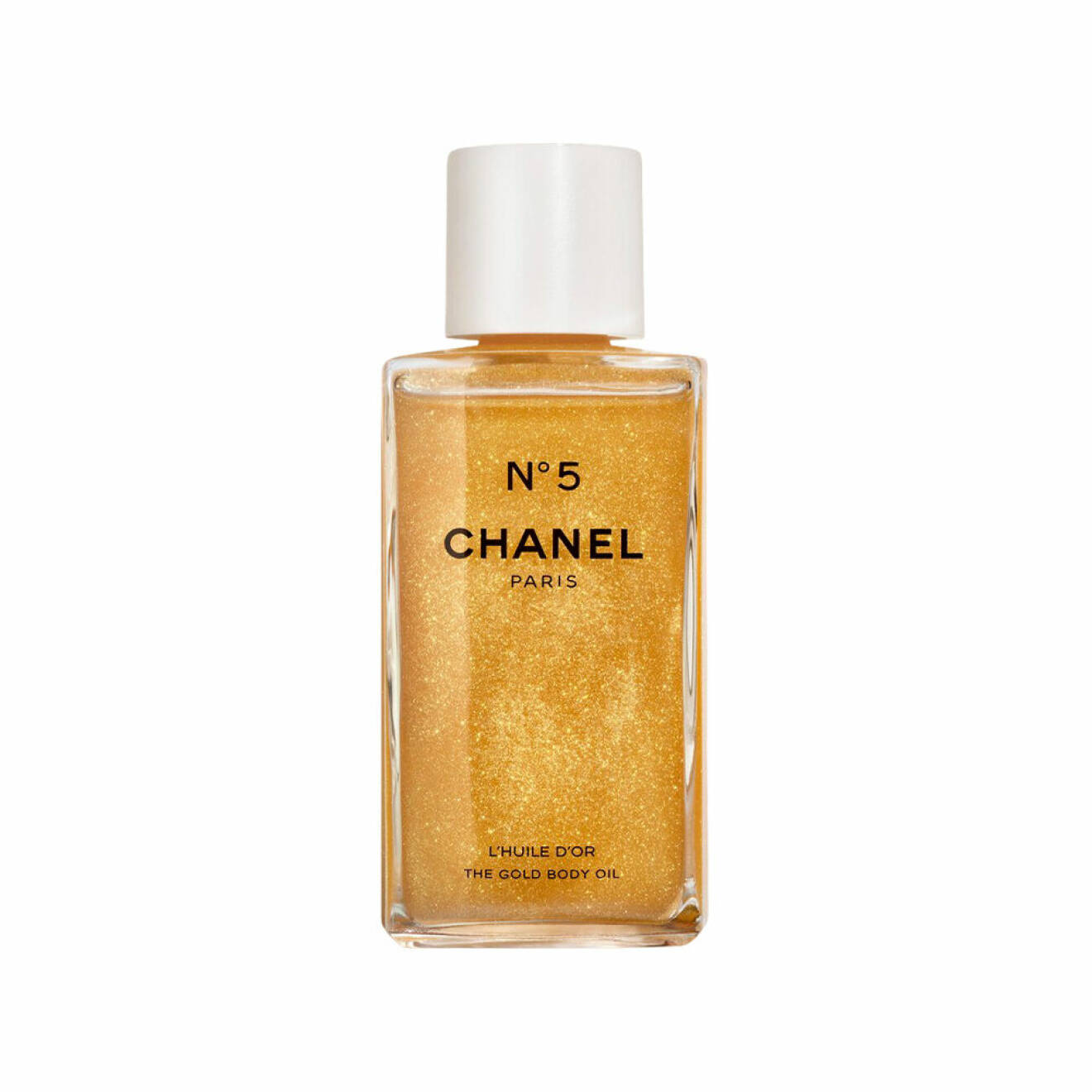 Kroppsolja, <i>No 5 the gold body oil</i>, 1 040  kr, Chanel.