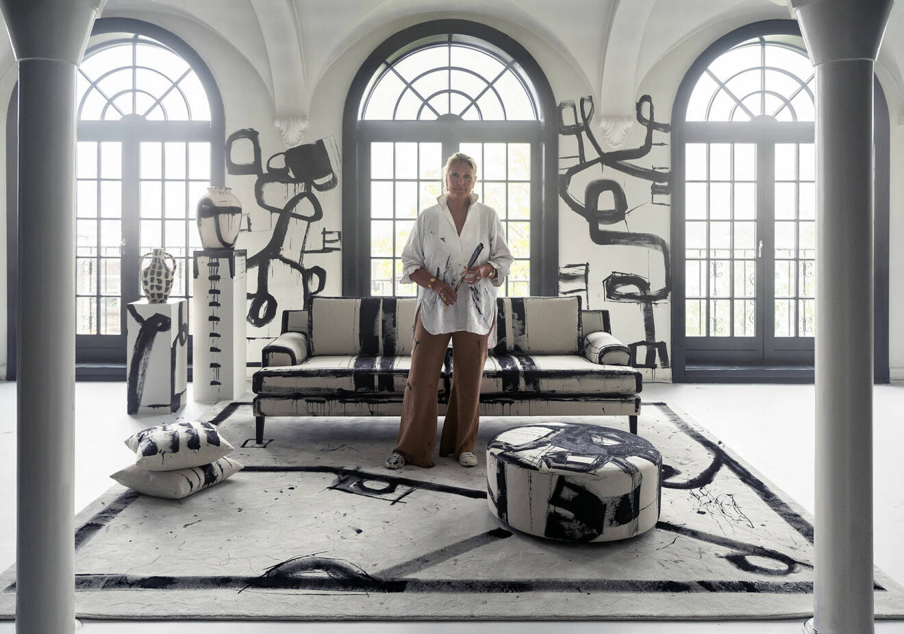 Malene Birger är aktuell med en möbelkollektion för norska Slettvoll.