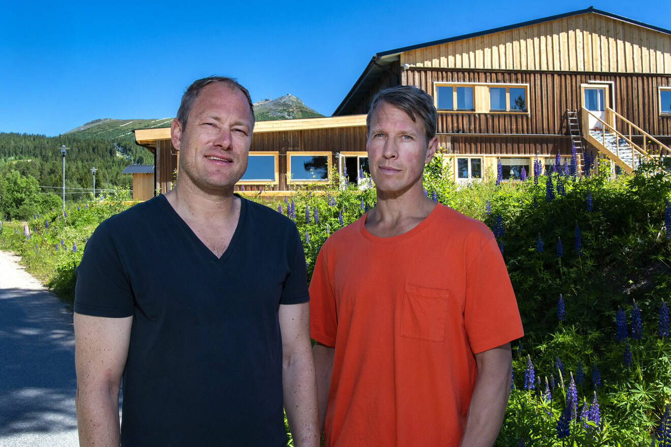 Ägarna Kalle Schröder och Pål Åsberg, ägarna av restaurang Bleck på Södermalm och Hellas Storstugan i Nackareservatet