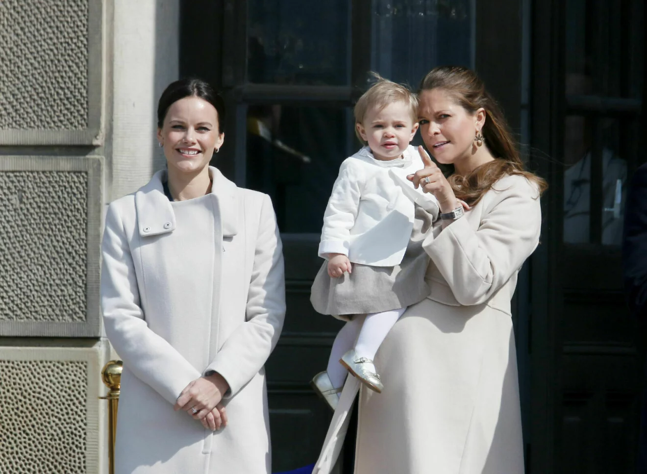 Prinsessan Madeleine på kungens födelsedag i april 2015