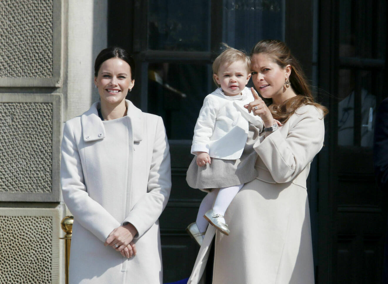 Prinsessan Madeleine på kungens födelsedag i april 2015