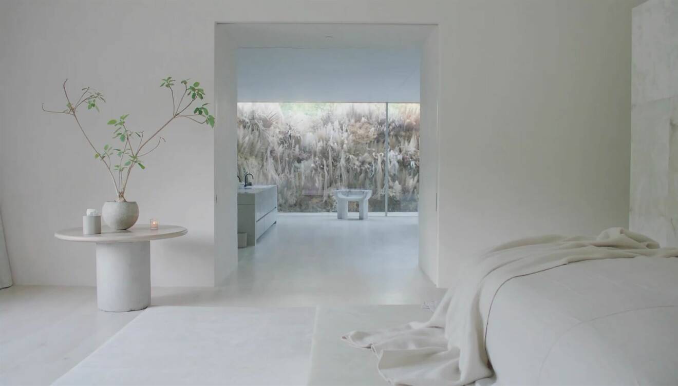 Kim och Kanyes minimalistiska hem.