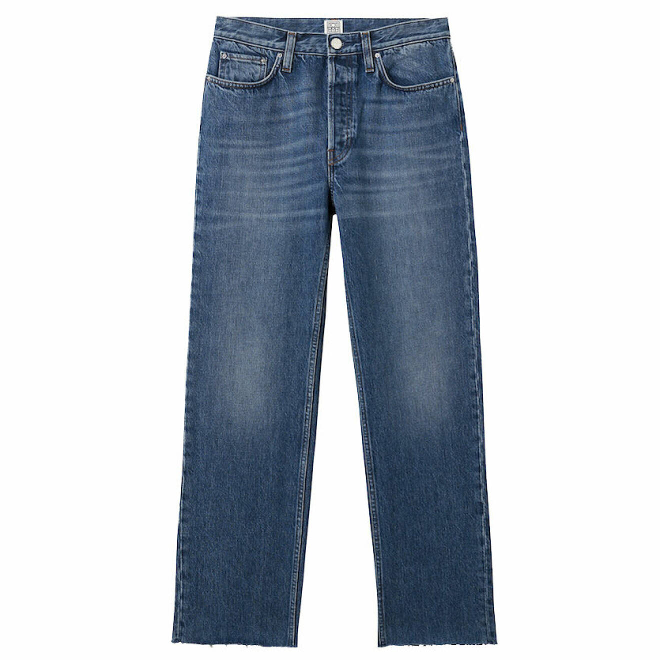 Blå jeans från Totême.