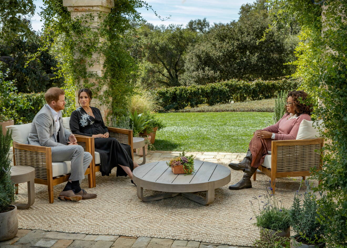 Meghan Markle och prins Harrys intervju med Oprah Winfrey.