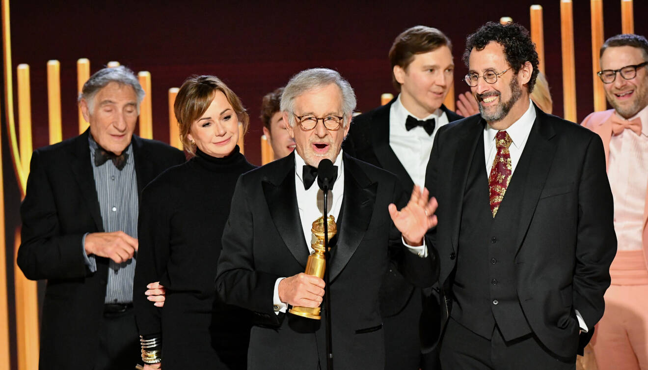 Steven Spielberg håller sitt tacktal