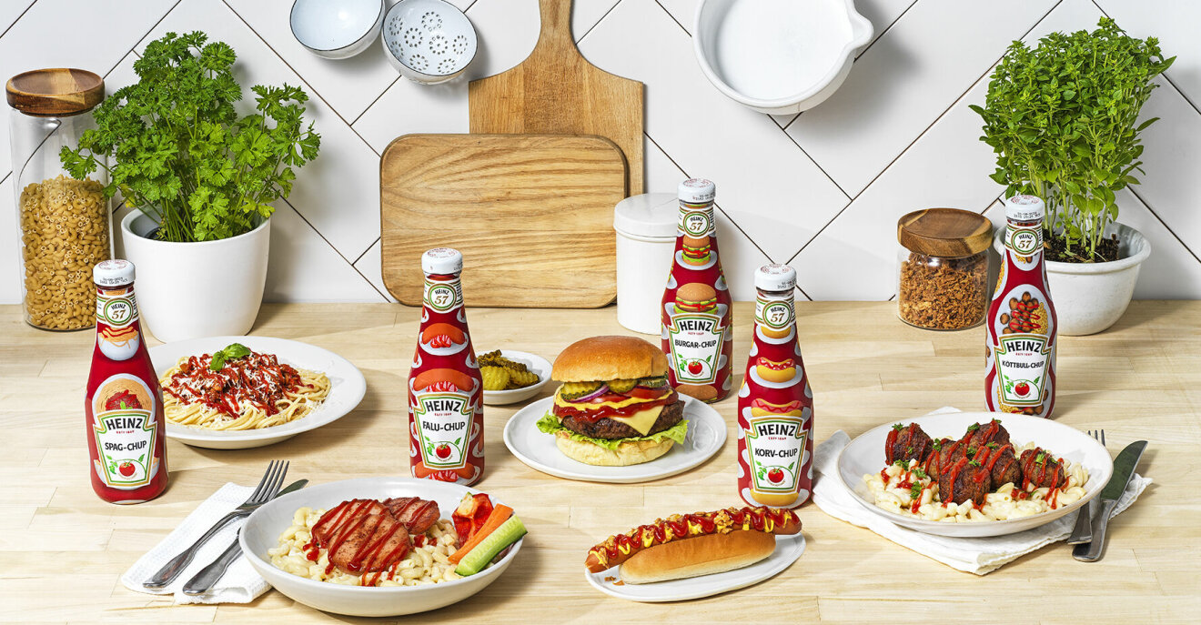 Heinz hyllar Sverige med limited edition-flaskor