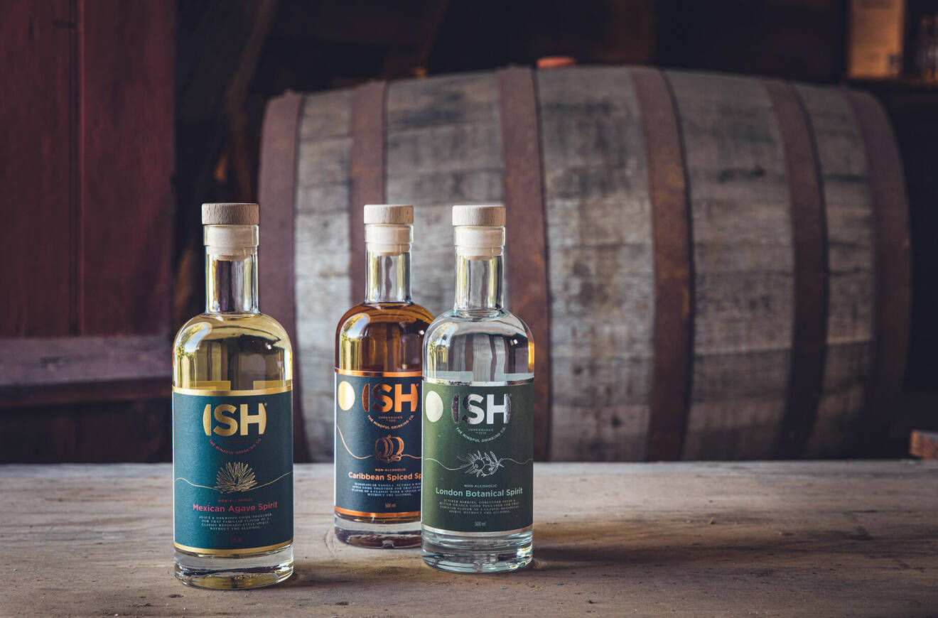 ISH Spirits har alkoholfri gin, alkoholfri rom och alkoholfri tequila.