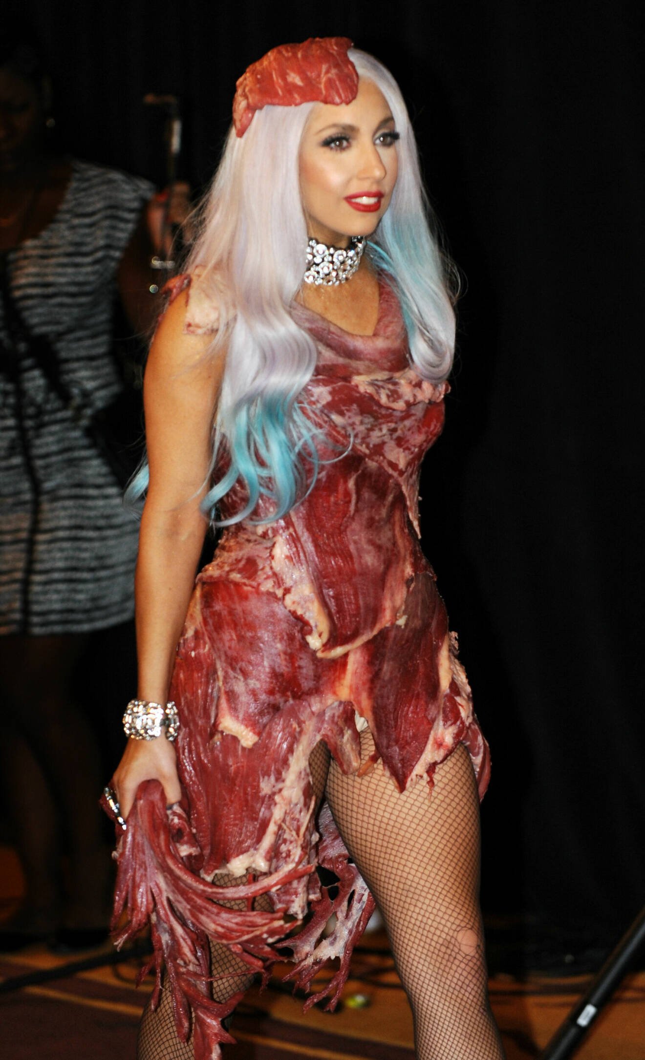 Lady Gagas köttklänning