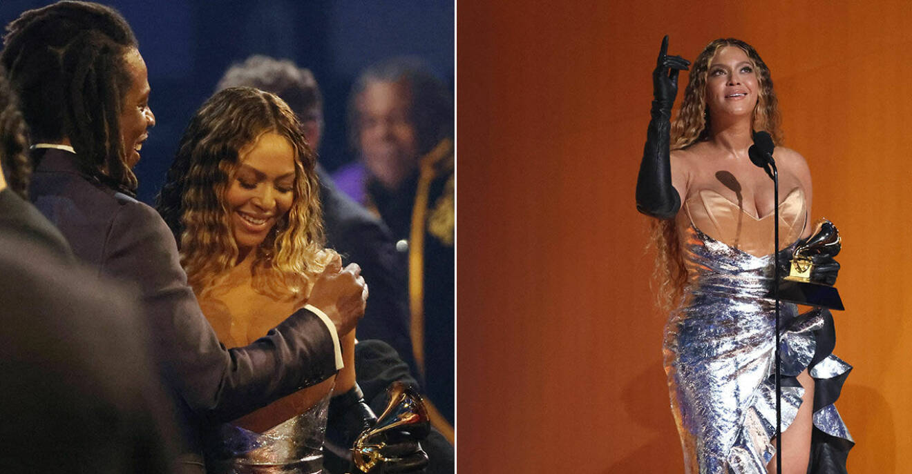 Beyoncé slår rekord på Grammy