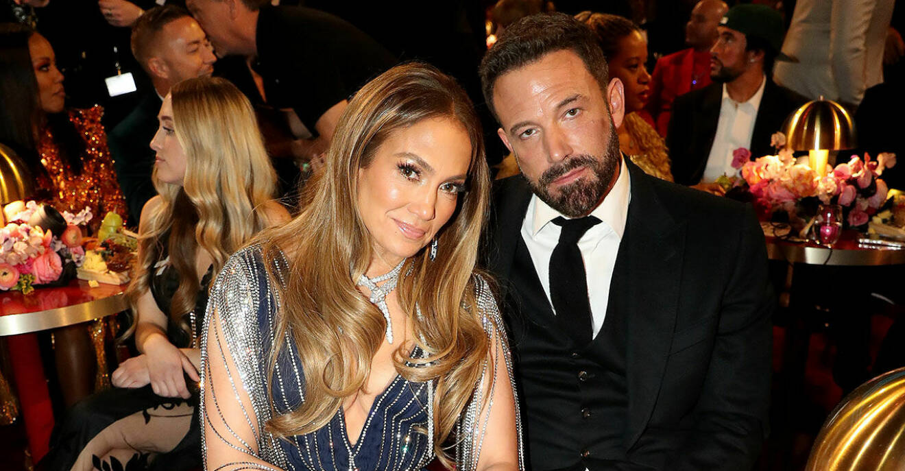 Jennifer Lopez och Ben Affleck på Grammy-galan