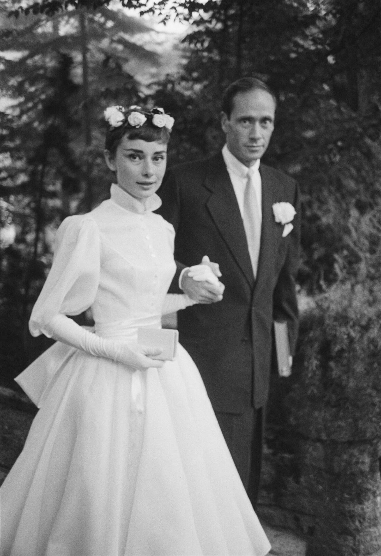Audrey Hepburn brudklänning