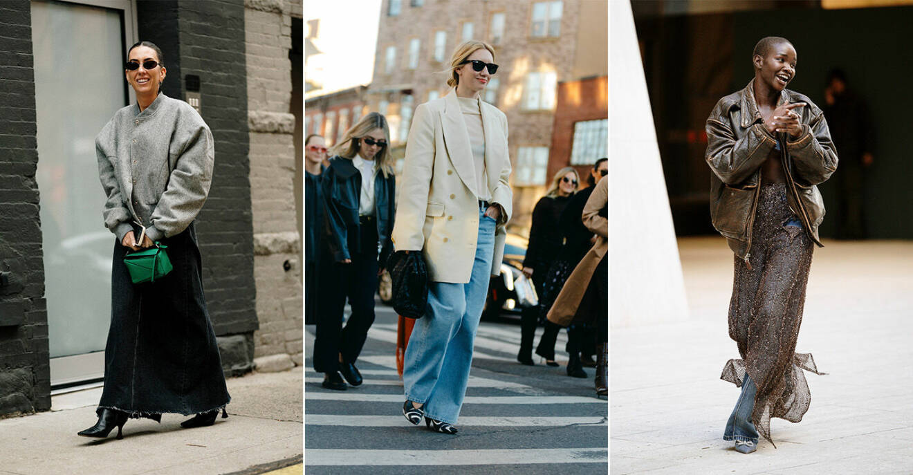 Så livar du upp favoritjeansen – 10 streetstylelooks från New York Fashion Week som inspirerar.