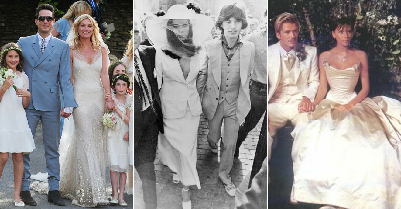 14 kändisars ikoniska brudklänningar genom tiderna
