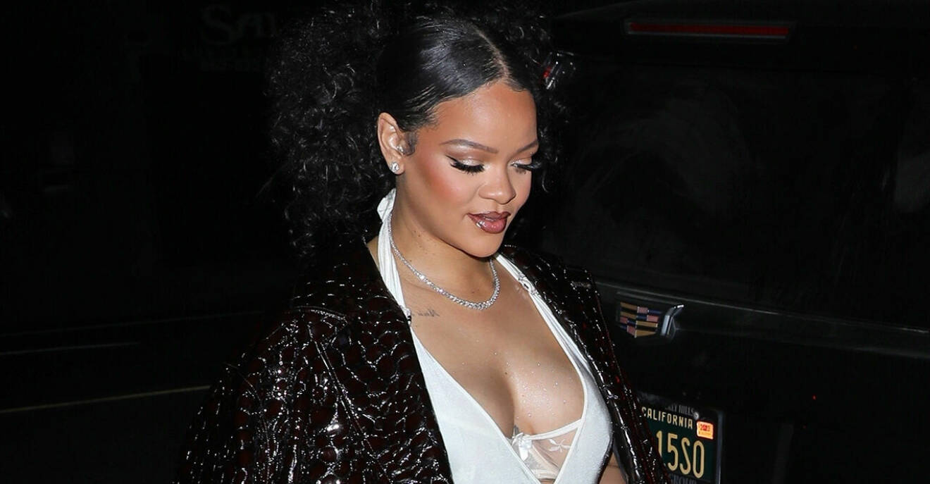 Rihannas gravidstil är tillbaka – se första outfitbilderna efter Super Bowl