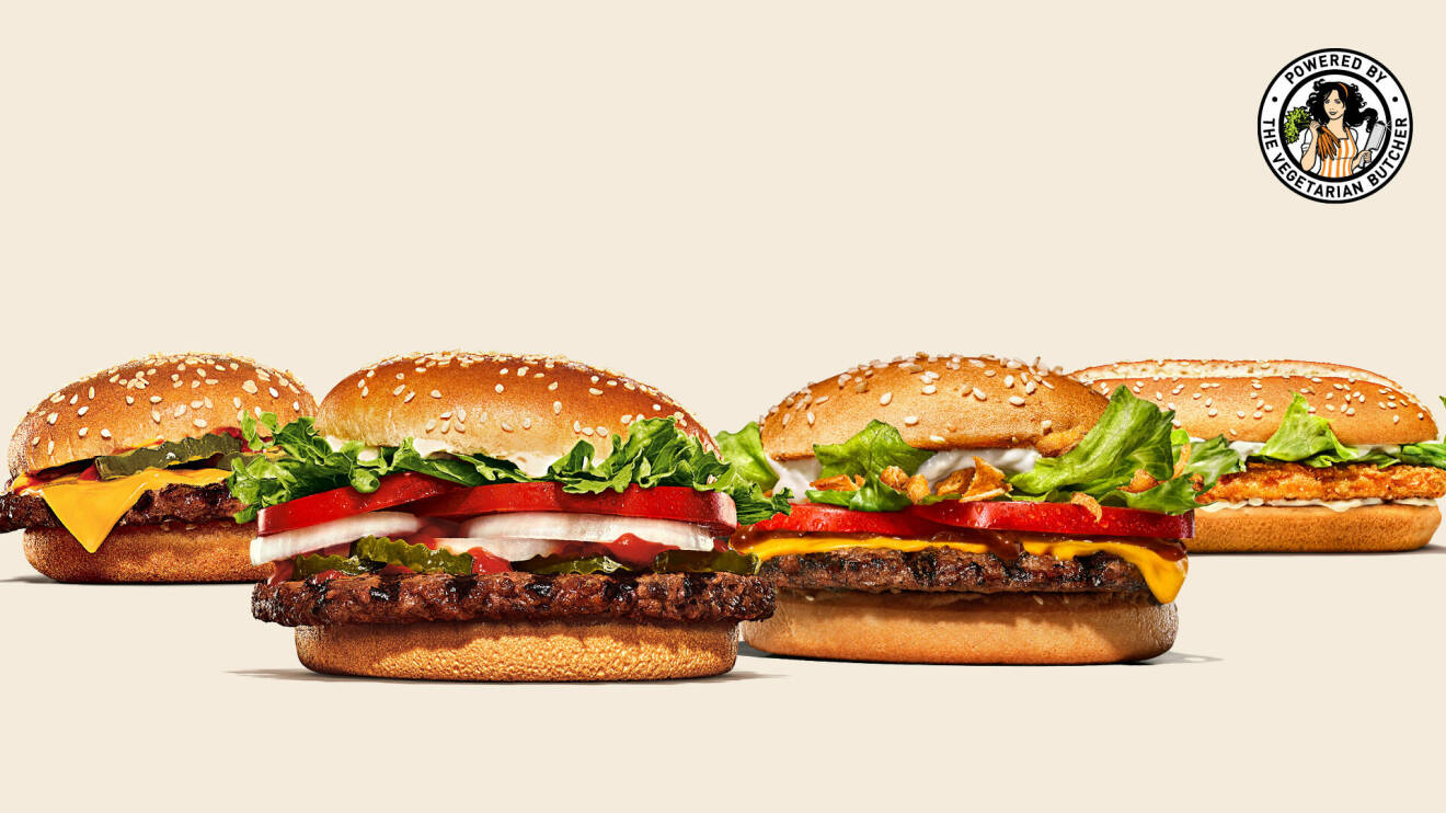 Nya växtbaserade alternativ lanseras på Burger King i hela Sverige