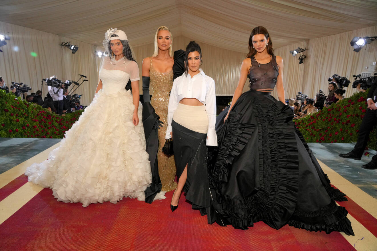 Kardashian-familjen på Met-galan 2022