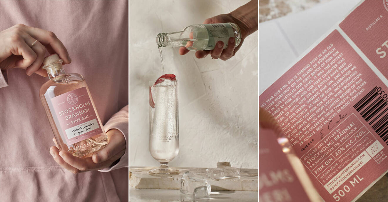 Stockholms Bränneris Pink Gin firar fem år