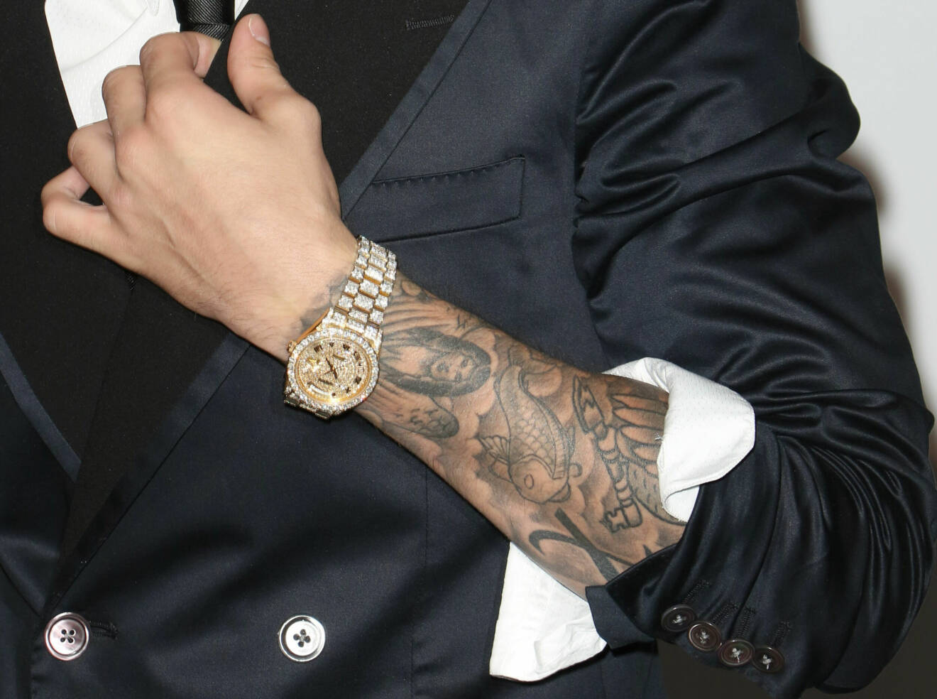 Justin Biebers Selena-tatuering.