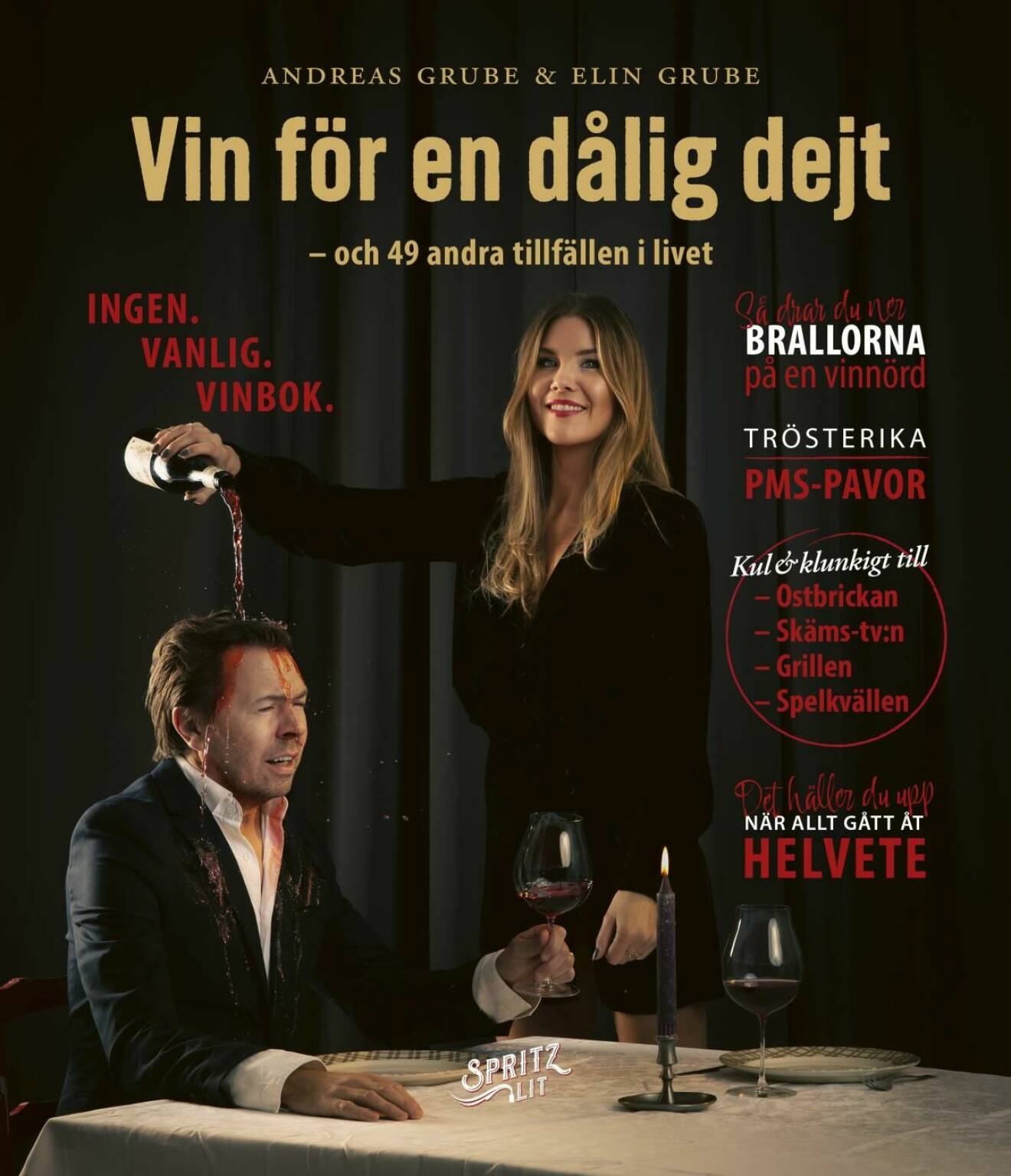 <i>Vin för en dålig dejt</i> – en bok av Andreas och Elin Grube