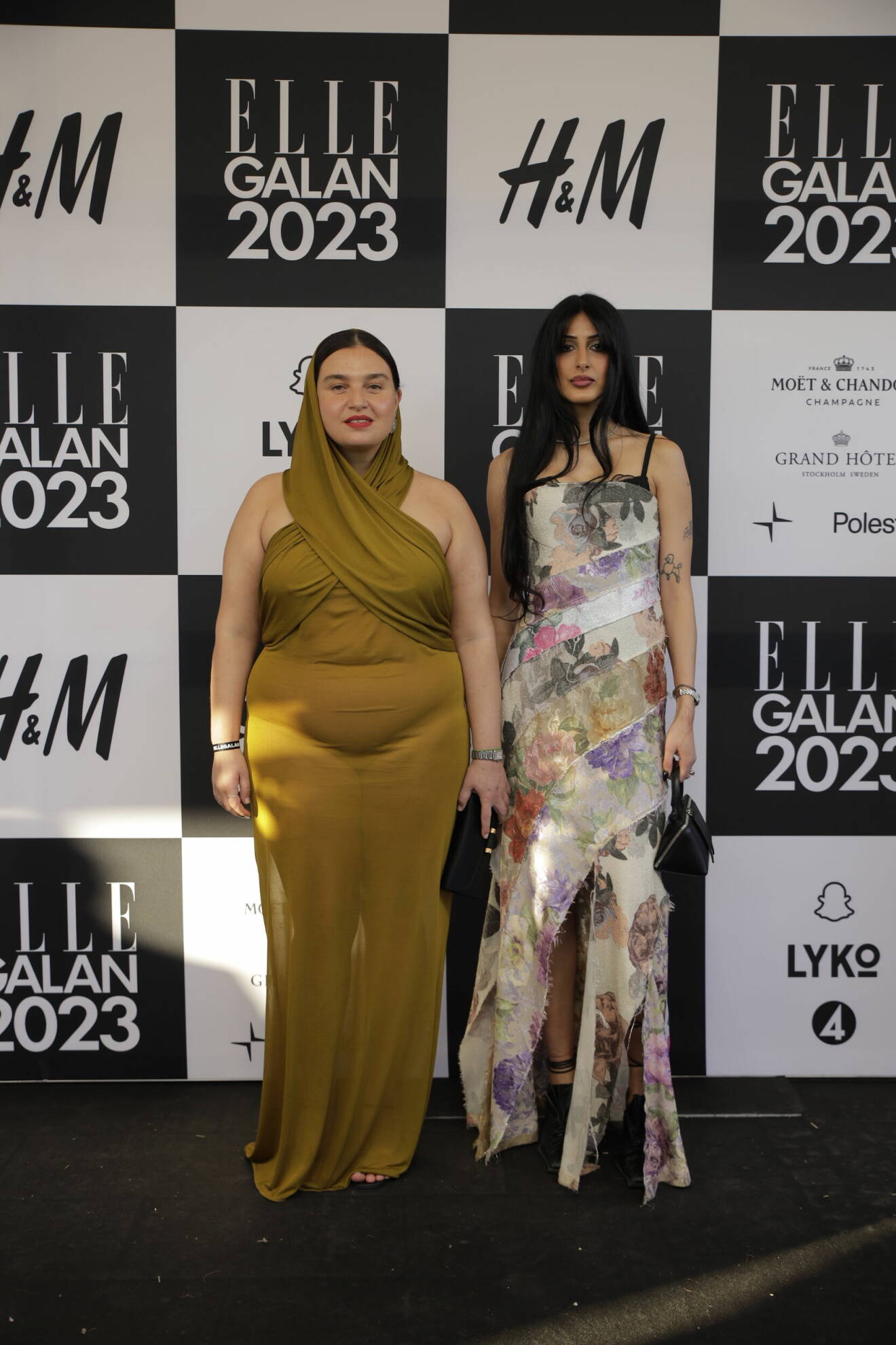 ELLE-galan 2023 röda mattan Nadia Kandil och Tina Misaghi
