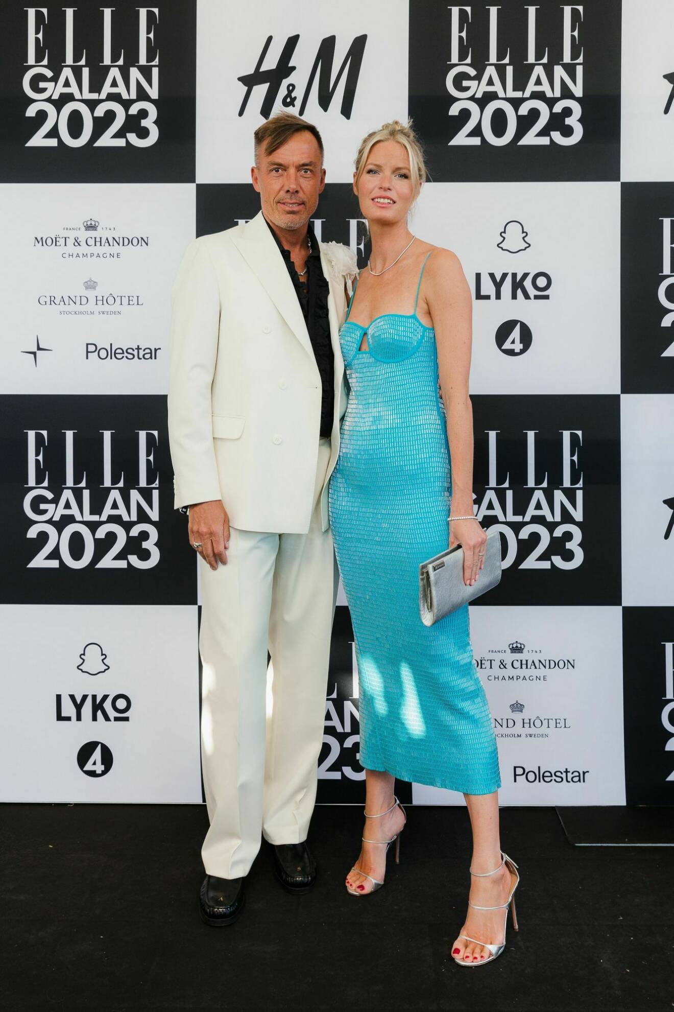 Daniel Lindström och Caroline Winberg på ELLE-galan 2023