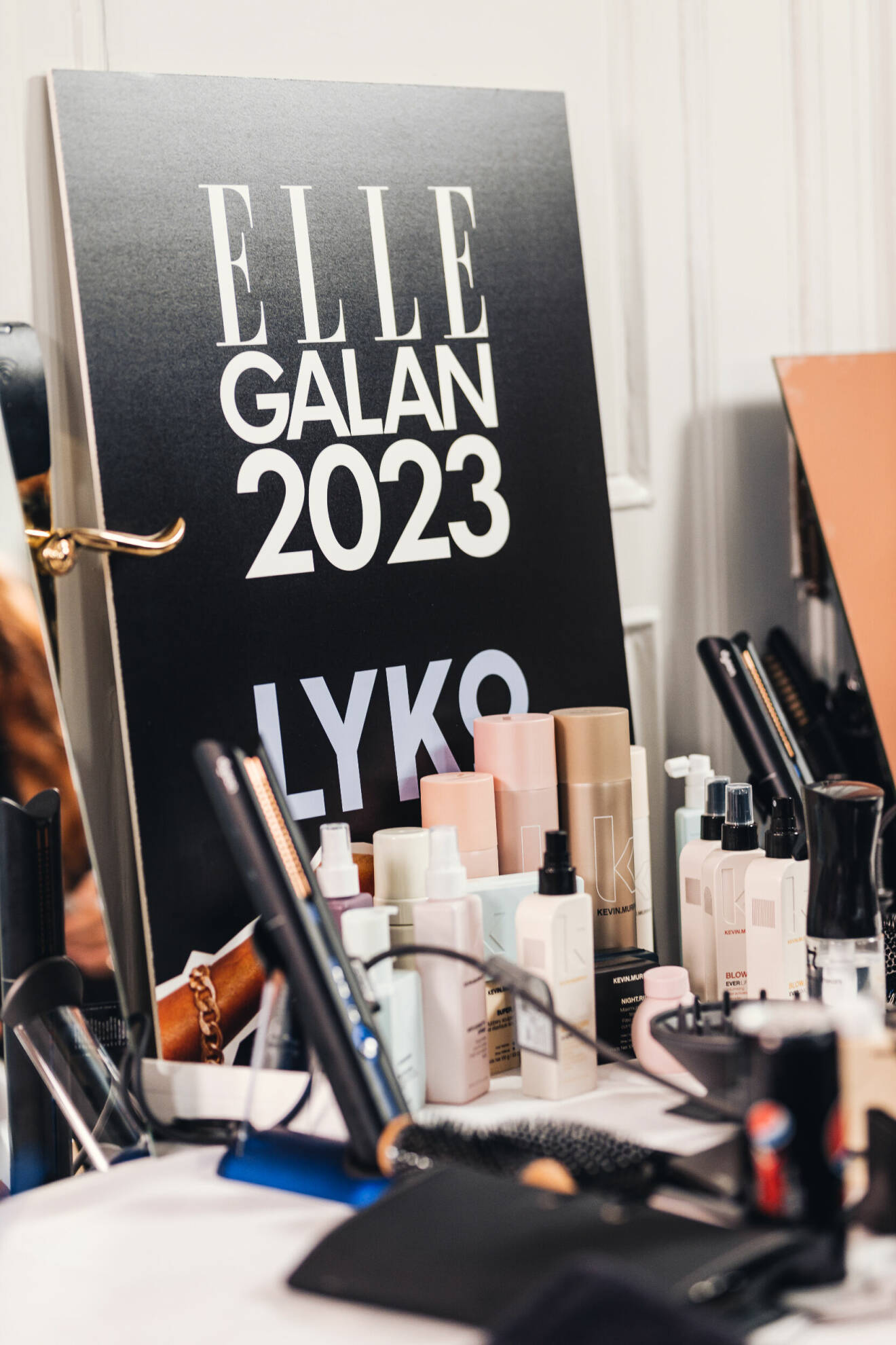 Lyko backstage på ELLE-galan 2023