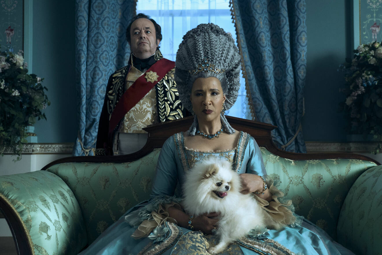 Golda Rosheuvel som drottning Charlotte i nya Bridgerton-spinoffen på Netflix