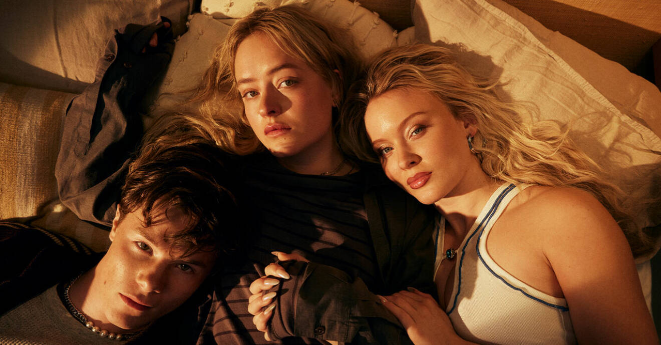 Felicia Maxime, Edvin Ryding och Zara Larsson i filmen En del av dig på Netflix