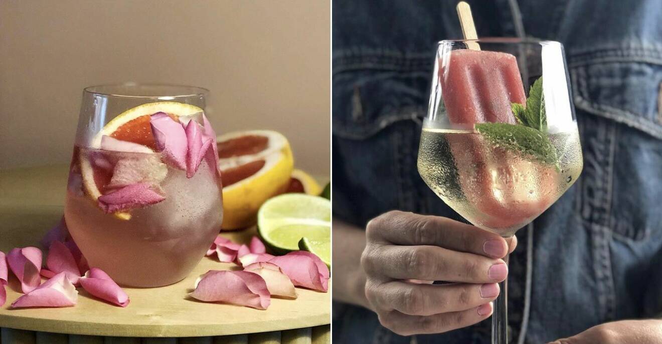 5 svalkande cocktails med frukter, bär och blommor