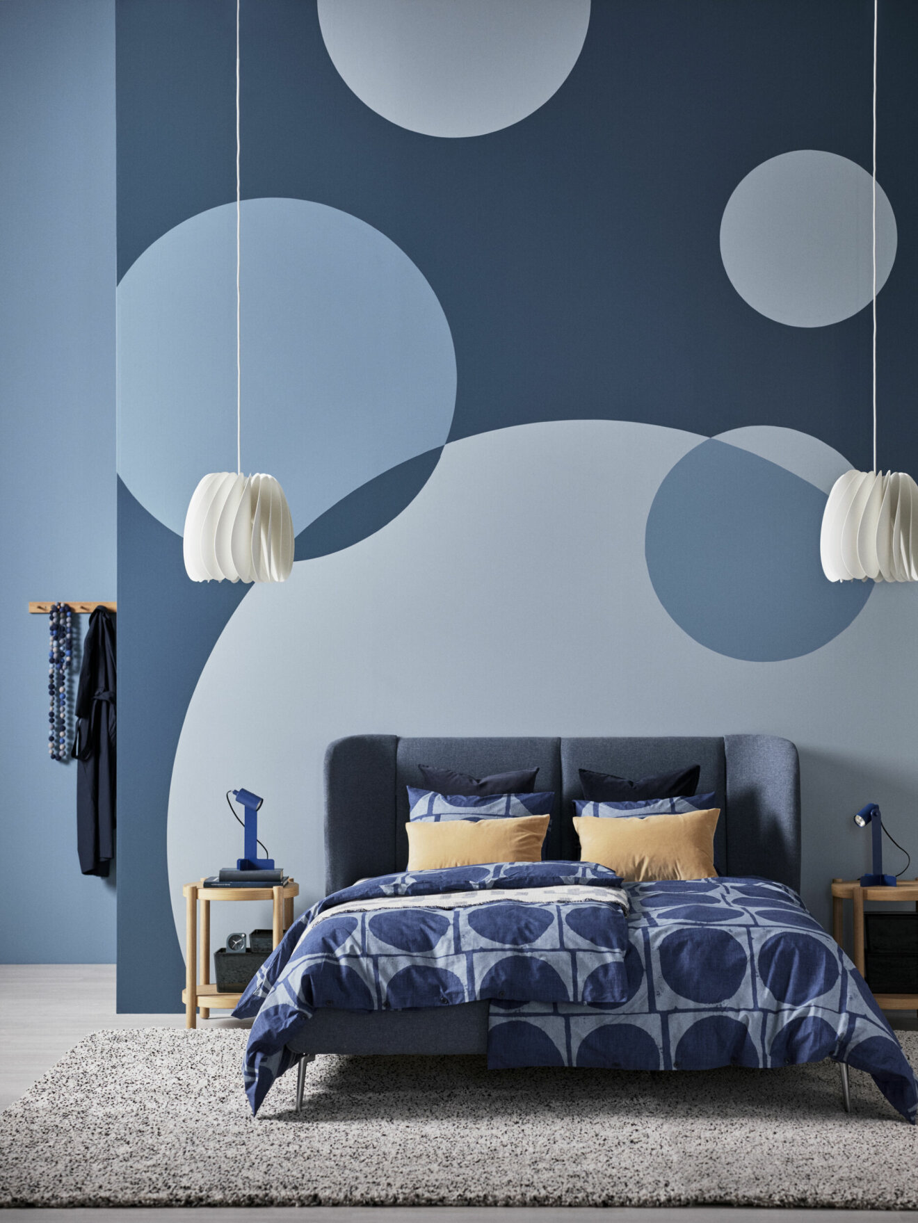 Ikea sommarnyheter 2023 blått sovrum