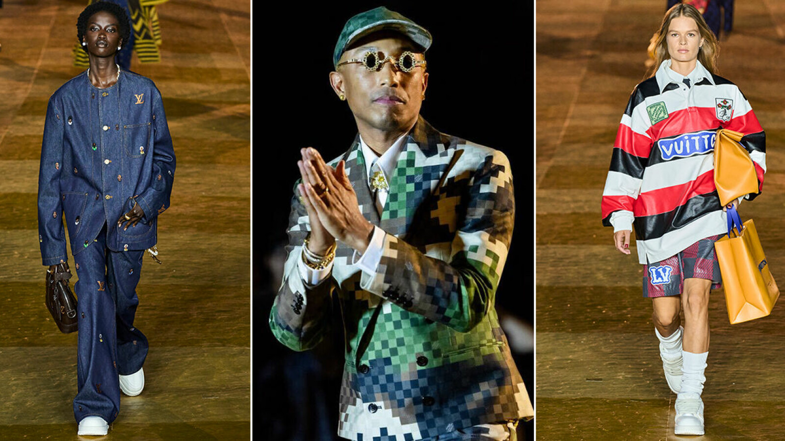 Pharrell Williams Debut visning för Louis Vuitton SS24 MW