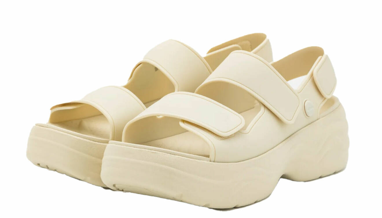 Benvita Crocs sandaler med plattå