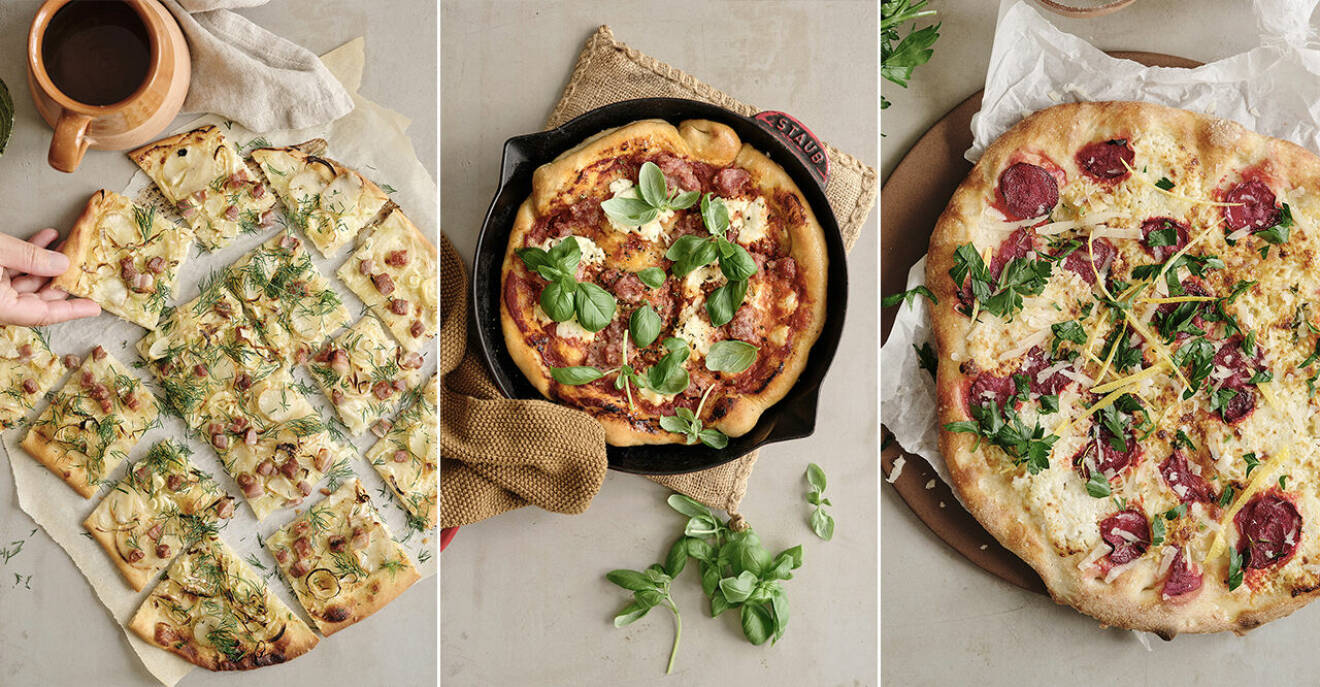 3 goda pizzor – för alla tillfällen