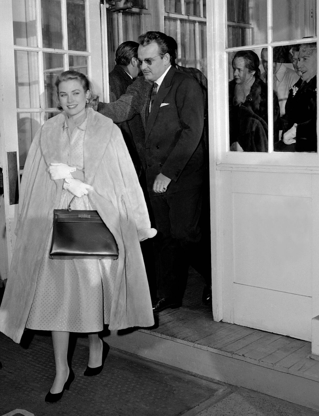Grace Kelly med Hermès-väskan Kelly 1956