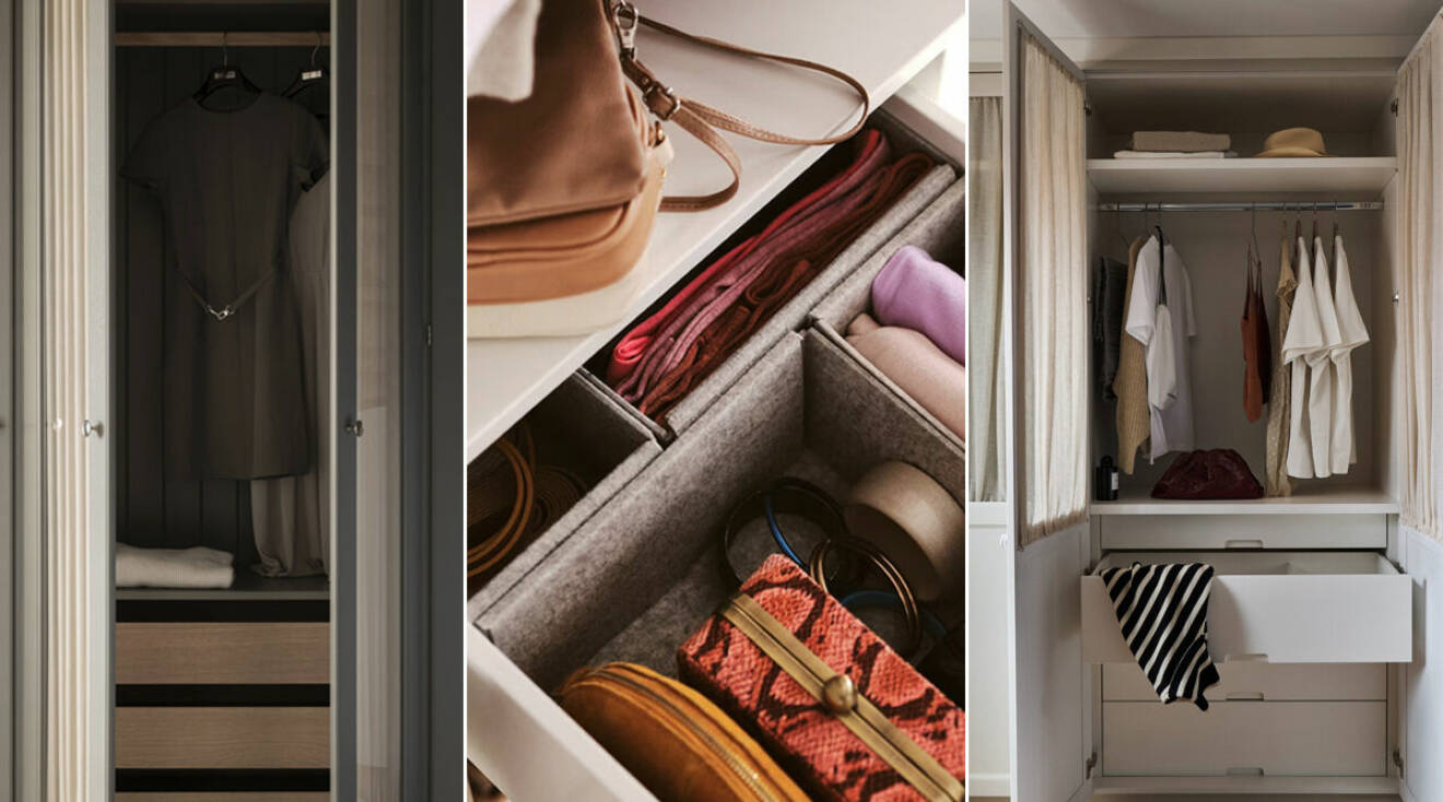 Organisera garderoben – 7 enkla tips du måste testa | ELLE