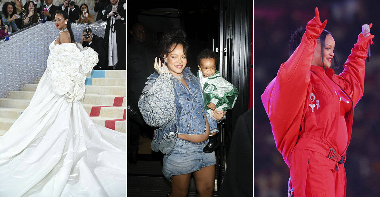 En banbrytande stilikon – vi listar Rihannas bästa gravidlooks
